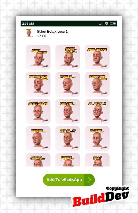 Kumpulan Sticker Keren WAStickerApps 2020 screenshot 8
