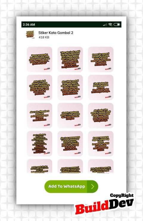 Kumpulan Sticker Keren WAStickerApps 2020 screenshot 12