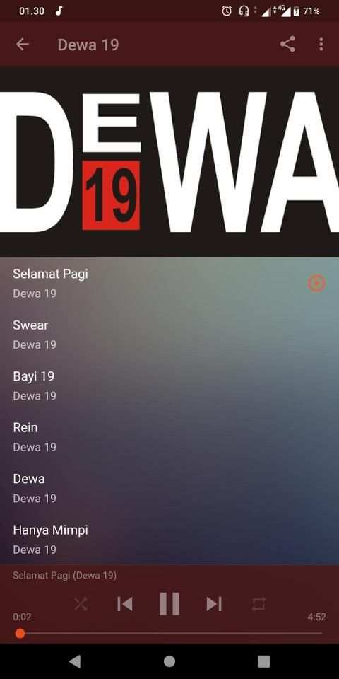 Dewa 19 full album mp3 offline screenshot 1