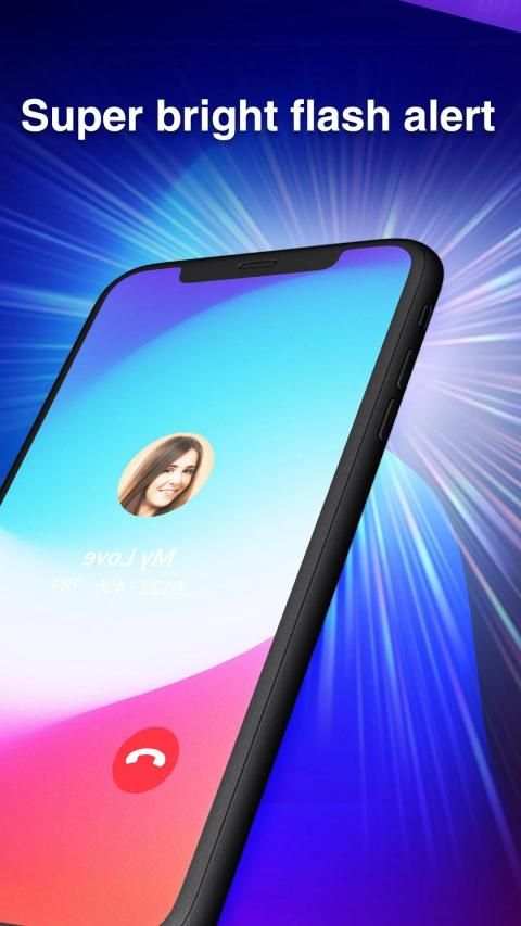 Color Call Screen Themes With Flash On Call screenshot 1
