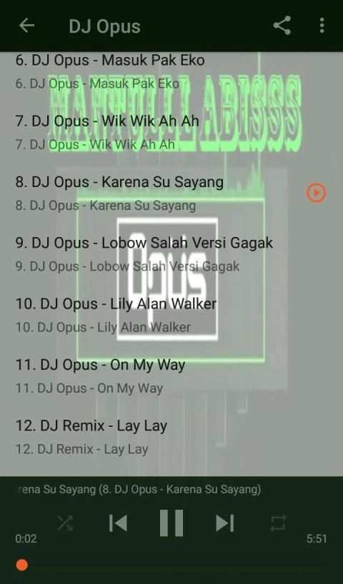 DJ Nofin Terbaru Full Bass Off screenshot 3