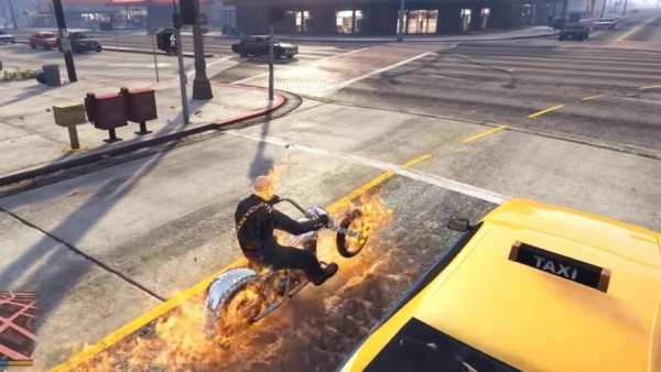 Ghost Rider 3D Game : Death Bike Riding Stunt Race screenshot 3
