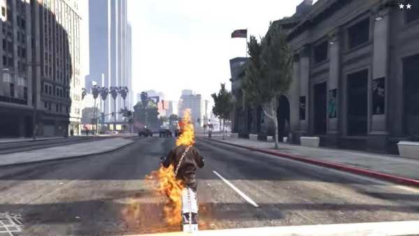 Ghost Rider 3D Game : Death Bike Riding Stunt Race screenshot 10