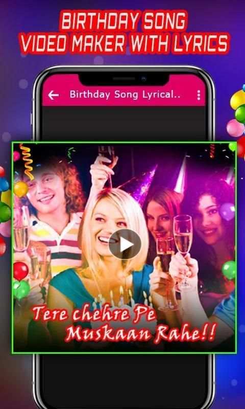 Birthday wishes – Lyrical Birthday Video Maker screenshot 2