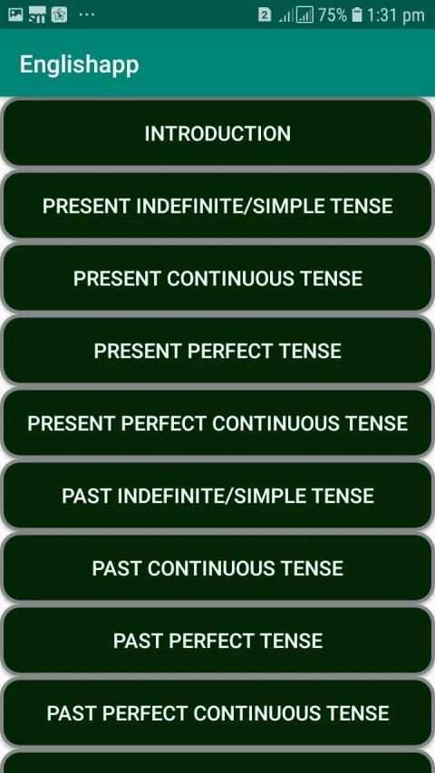 English Tense in Hindi स्क्रीनशॉट 2