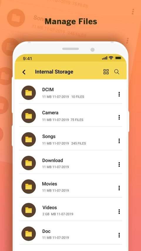 File Manager with OTG File Explorer स्क्रीनशॉट 2