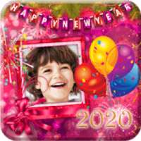 Happy New Year Photo Frames Greetings 2020