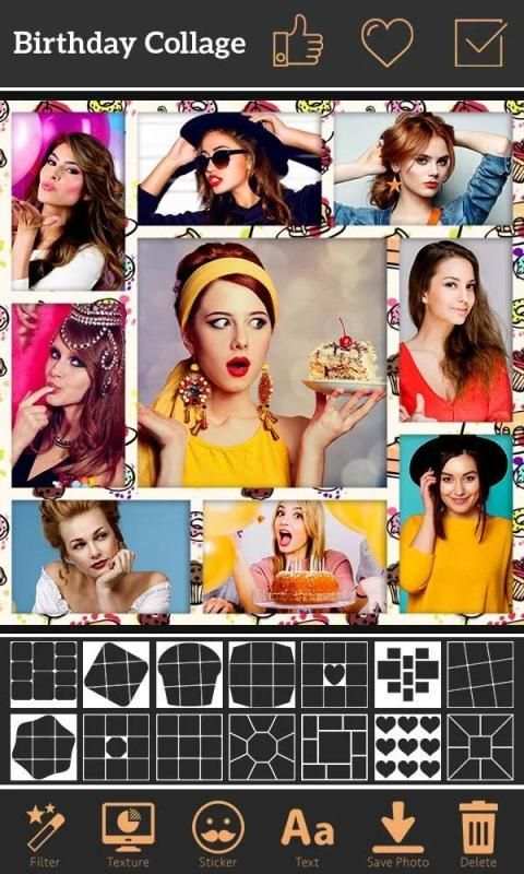 Happy Birthday Photo Collage Maker screenshot 6