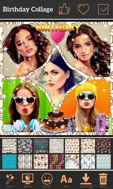 Happy Birthday Photo Collage Maker screenshot 4