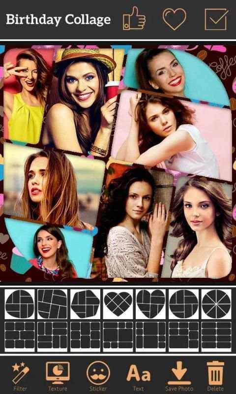 Happy Birthday Photo Collage Maker screenshot 5