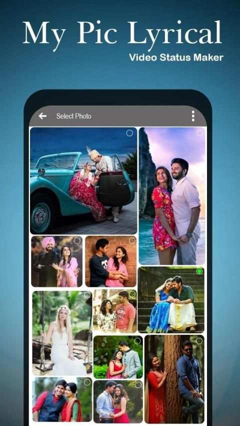 My Photo Lyrical Video - Auto Lyrical Video स्क्रीनशॉट 1