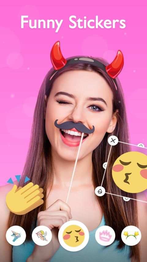 Beauty Photo Editor - Makeup Sticker, Cut Collage screenshot 3