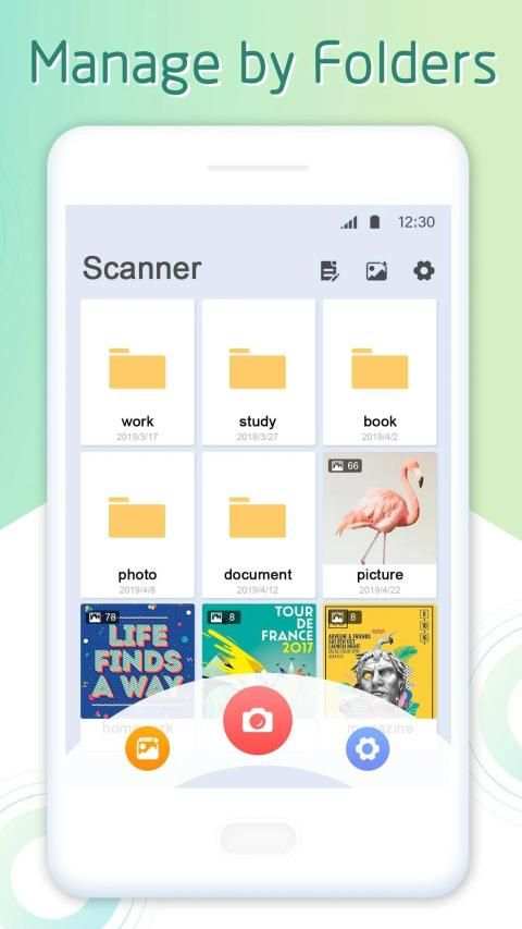 Camera Scanner - PDF Scanner，Free Document HD Scan स्क्रीनशॉट 2