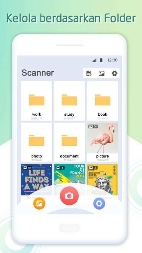 Camera Scanner - Pemindaian HD Dokumen Gratis screenshot 2