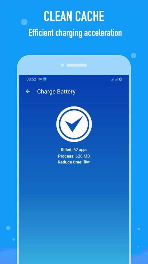 Charge battery, Charging time, Battery full alarm screenshot 2