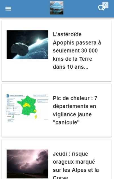 La Radio Météo 4 تصوير الشاشة