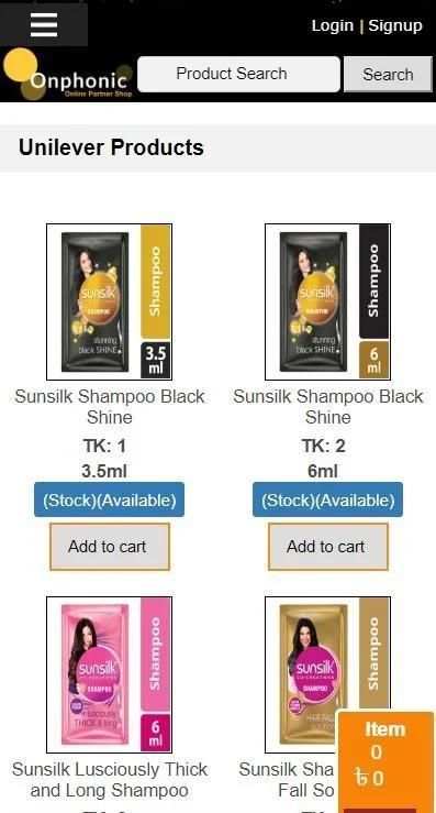 Onphonic : An Online Partner Shop screenshot 3