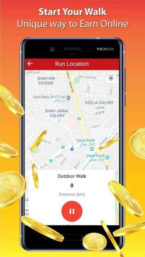 Earn Through Walk स्क्रीनशॉट 1