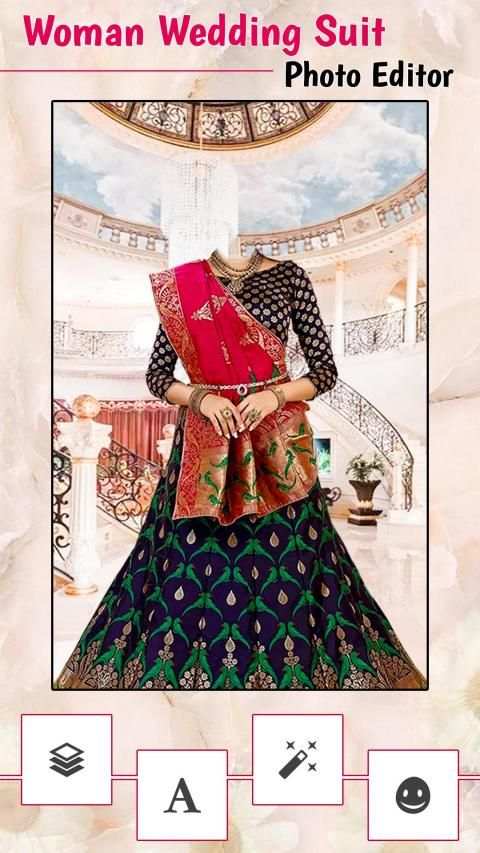 Woman Wedding Suit Photo Editor screenshot 1