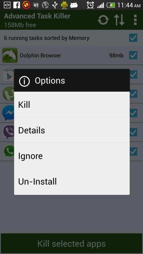 Advanced Task Killer - Free screenshot 6