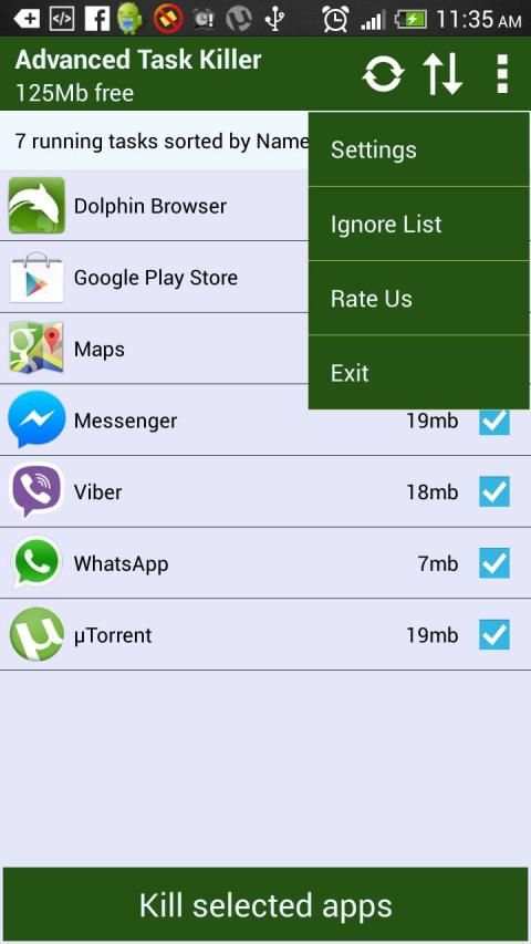 Advanced Task Killer - Free screenshot 5
