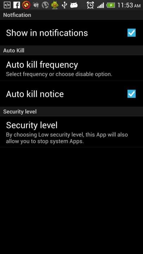 Advanced Task Killer - Free स्क्रीनशॉट 3