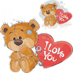 Teddy Bear stickers - WAStickerApps आइकन