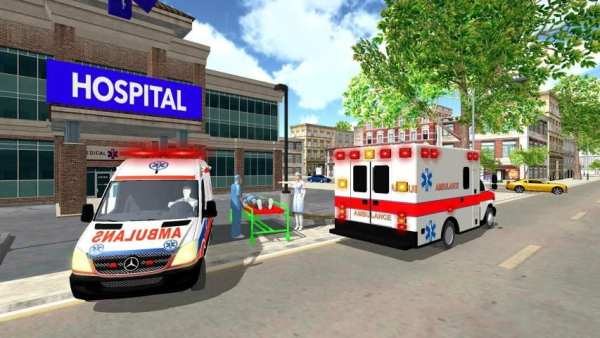 Ambulance Driving Game: Rescue Driver Simulator स्क्रीनशॉट 4