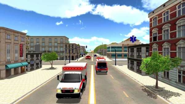 Ambulance Driving Game: Rescue Driver Simulator स्क्रीनशॉट 1