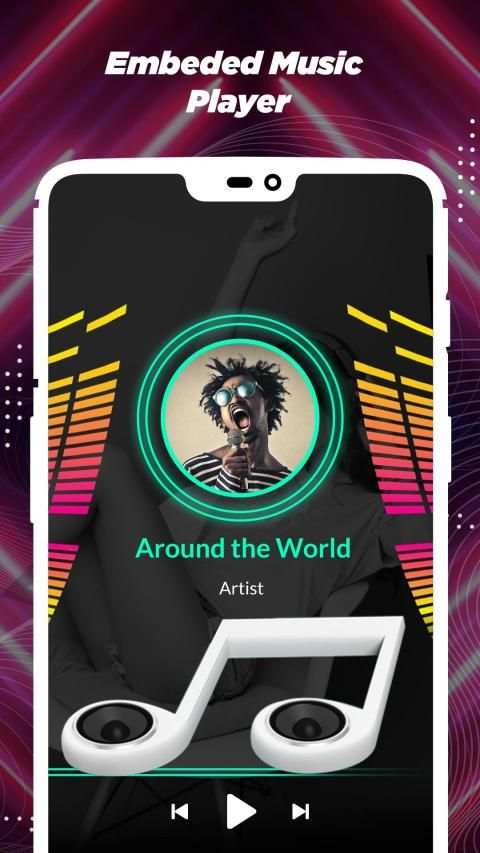 Music Equalizer -Extra Bass Audio Player Booster स्क्रीनशॉट 2