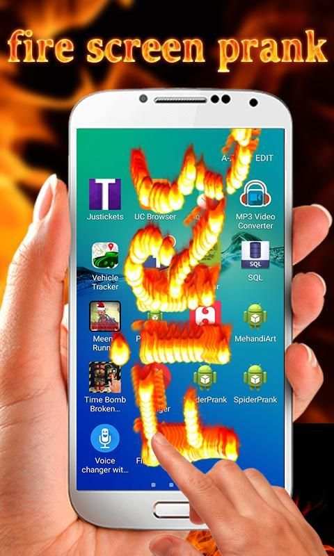 Fire Screen Simulated screenshot 4