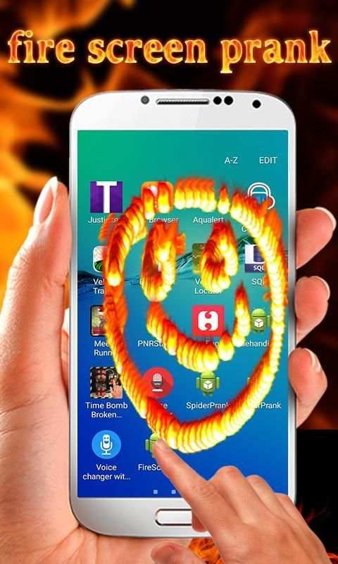Fire Screen Simulated screenshot 2