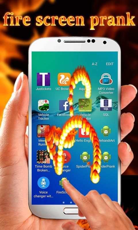 Fire Screen Simulated screenshot 3