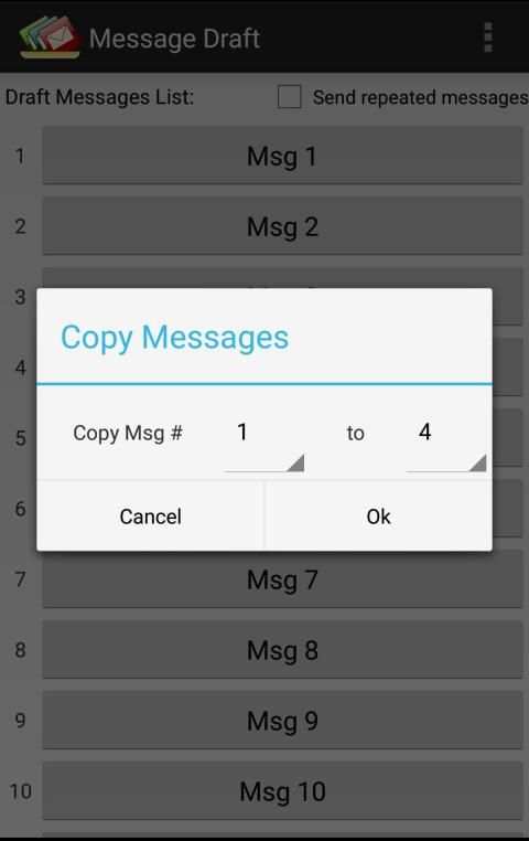 Message Draft screenshot 3