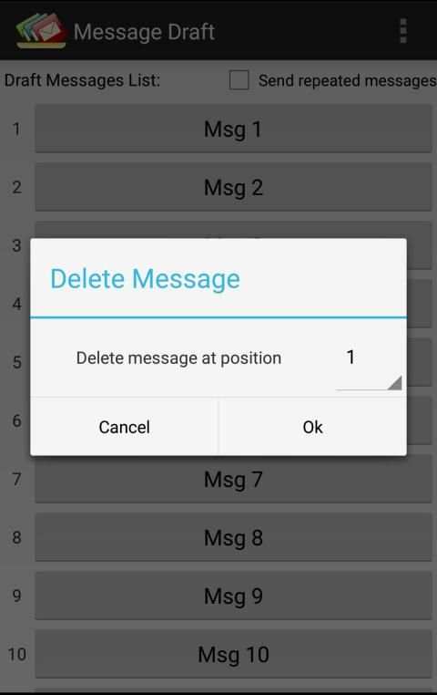 Message Draft screenshot 5