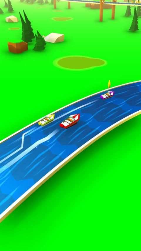 Mini Speed Boat Racing Game: ボートレースゲーム screenshot 4