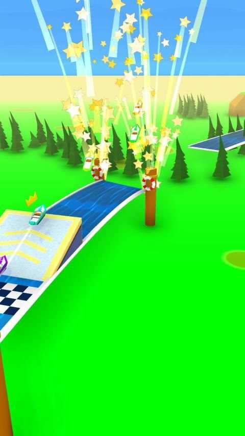 Mini Speed Boat Racing Game: ボートレースゲーム screenshot 1