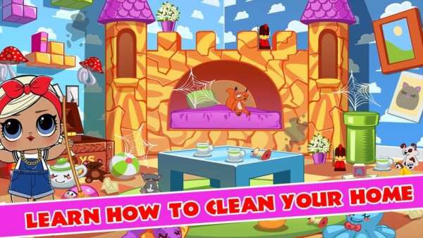 LOL Surprise Game House Cleaning Room screenshot 5