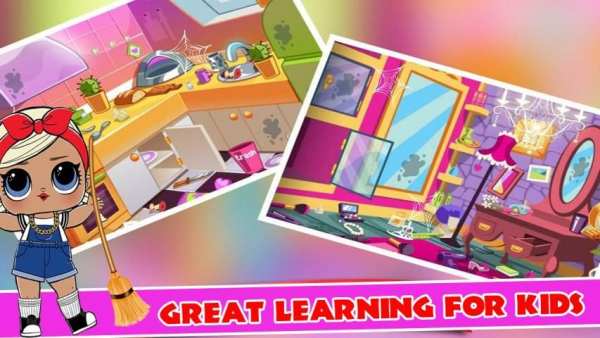 LOL Surprise Game House Cleaning Room screenshot 4