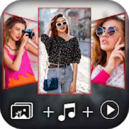 Photo Slideshow With Music : Pic to VidSlideshow आइकन