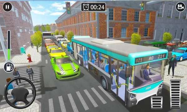 Bus Driver 3D - Bus Driving Simulator Game स्क्रीनशॉट 2