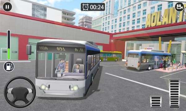 Bus Driver 3D - Bus Driving Simulator Game स्क्रीनशॉट 1