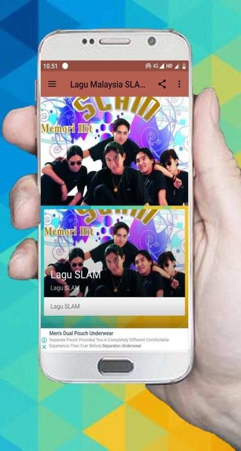 Lagu Malaysia SLAM Band Offline screenshot 1