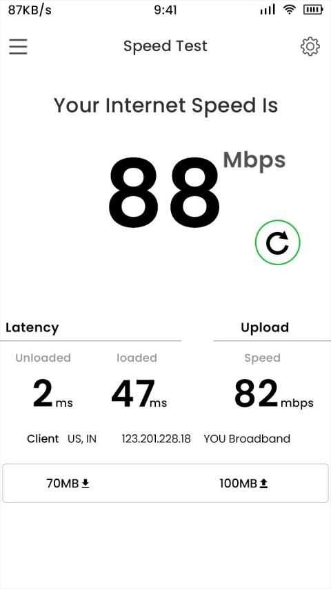 4G Internet Speed Meter स्क्रीनशॉट 3