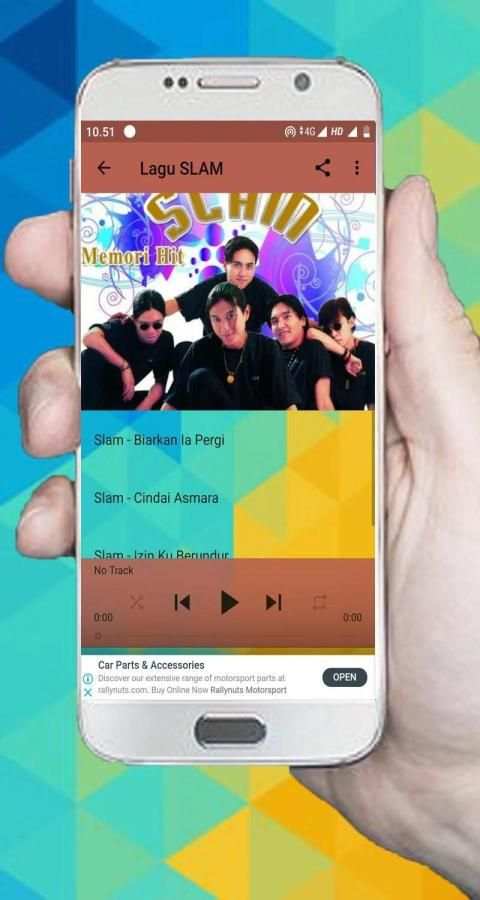 Lagu Malaysia SLAM Band Offline screenshot 2