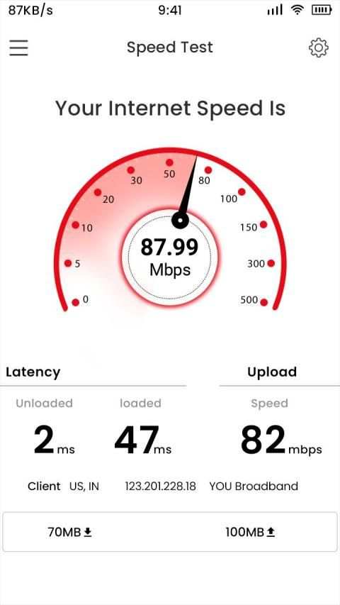4G Internet Speed Meter स्क्रीनशॉट 2