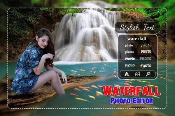 Waterfall Photo Editor and Photo Frames screenshot 2