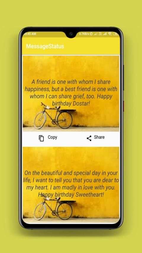 Message status screenshot 2