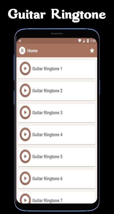 Guitar Ringtone 4 تصوير الشاشة