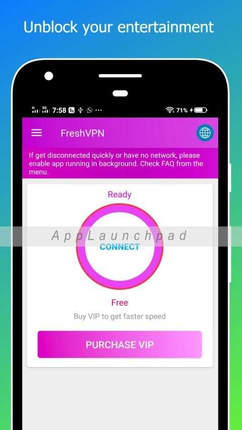 Fresh VPN - Free Unlimited VPN स्क्रीनशॉट 14